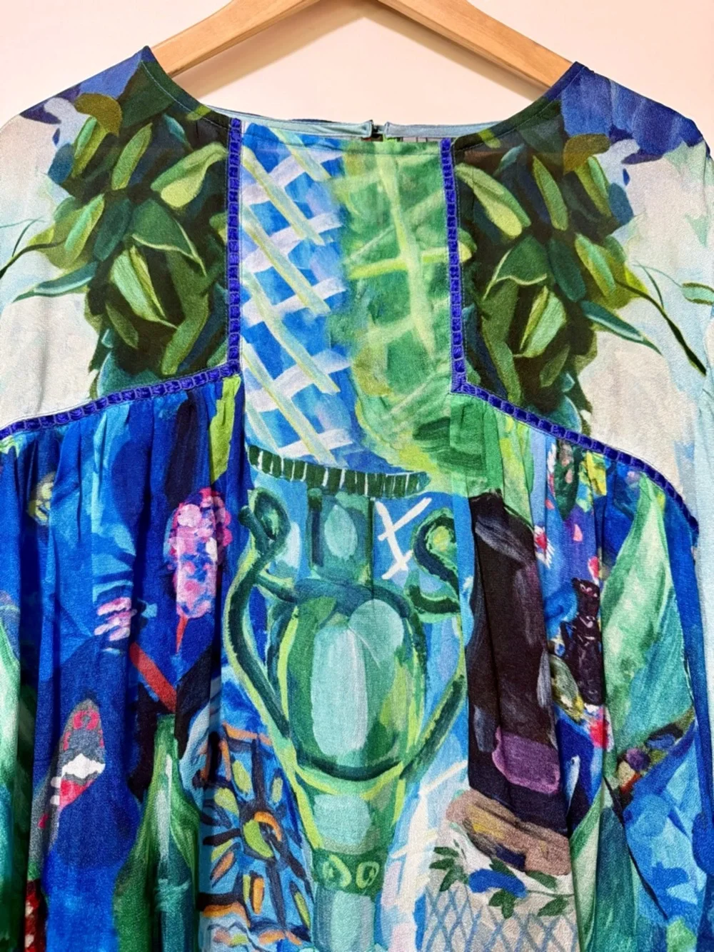 Anthropologie Bl^nk Miranda Peasant Blouse 2X - Picture 6 of 12